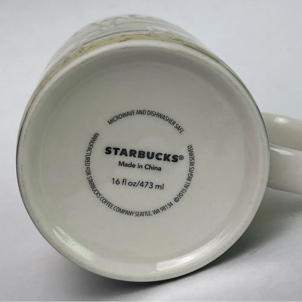 Starbucks 2015 QATAR 16oz Coffee Tea Mug “Global City Icon Collectors Series” - Picture 5 of 6